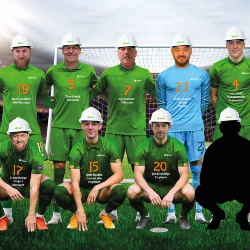 Construction firm uses football hoarding idea to draw in new talent