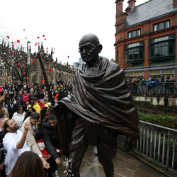 Mahatma Gandhi statue unveiled in 150 year of his birth