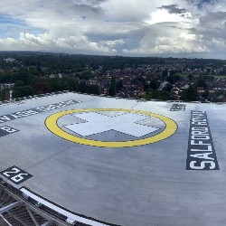Rooftop helipad completed by BAM at Greater Manchester Major Trauma Hospital