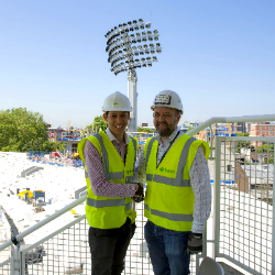 Lucky Trainee's first two jobs are new stand at Lord's and Manchester City Football Academy 