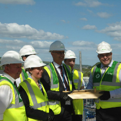 Topping out of new £10.5m UTC building, Newton Abbot
