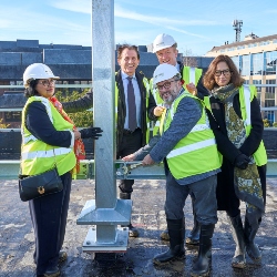 Sky Studios Elstree celebrates Topping Out milestone