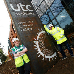 Contractors leave a human legacy at completed Cambridge UTC