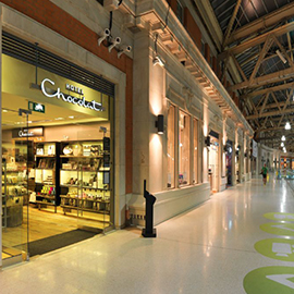 Waterloo Station retail balcony